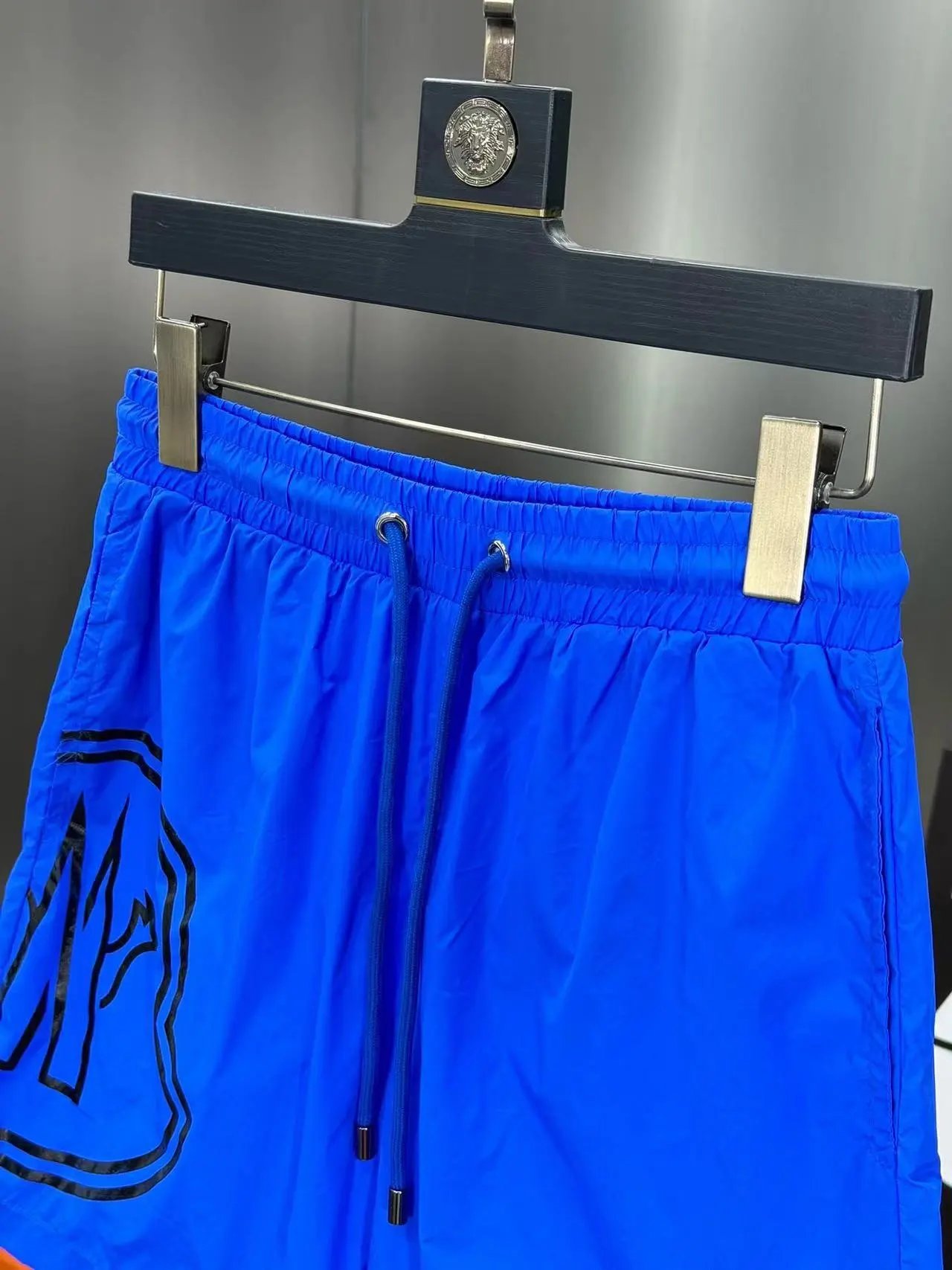 Moncler Logo Print Neon Yellow Swim Shorts Swimwear - 68