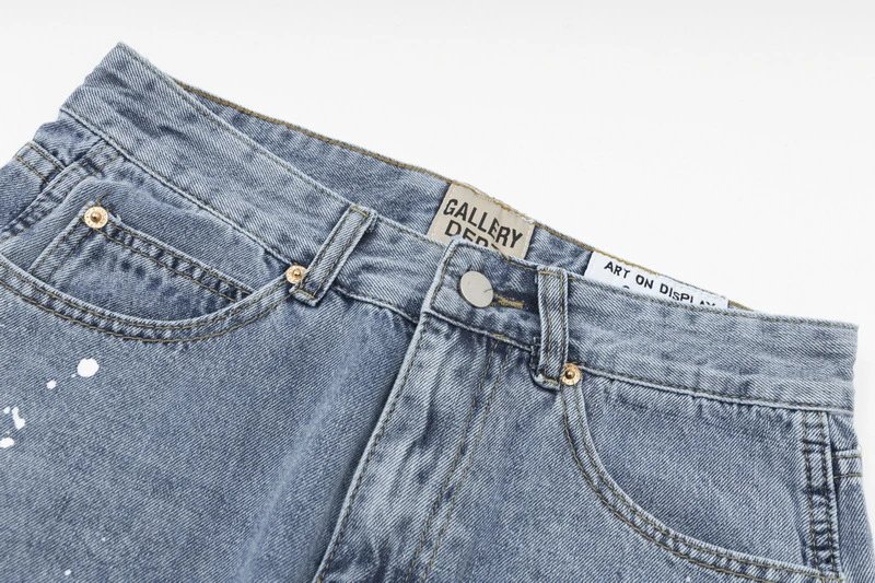 Off-White Paint Splatter Denim Shorts White - 17