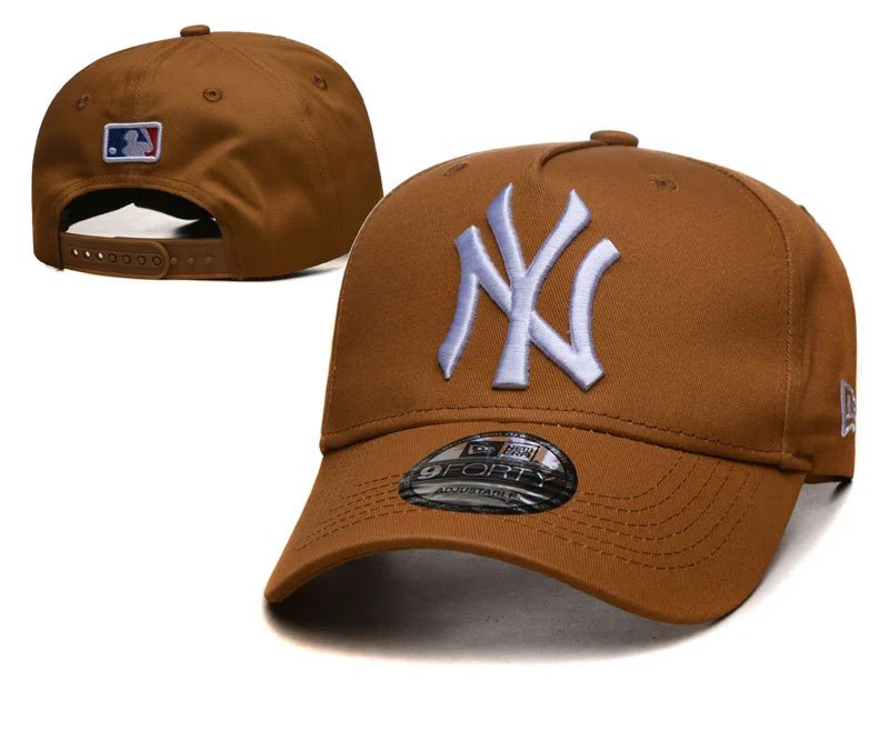 New Era MLB New York Yankees 9FORTY Black Orange Embroidered Baseball Cap - 7