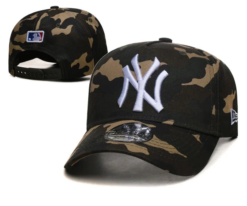 New Era MLB New York Yankees 9FORTY Black Orange Embroidered Baseball Cap - 9