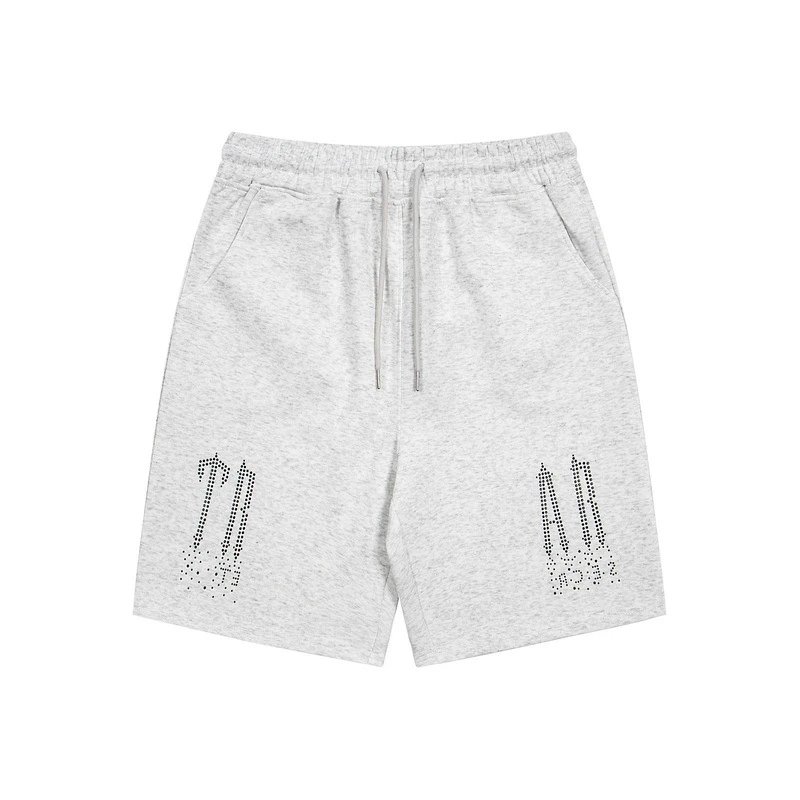 Trapstar Shorts Drawstring with logo print and camouflage variants — T67 White