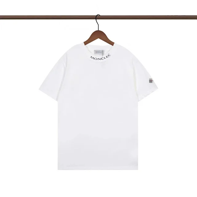 Moncler T-Shirts Short-Sleeve Logo-Print product detail image 12