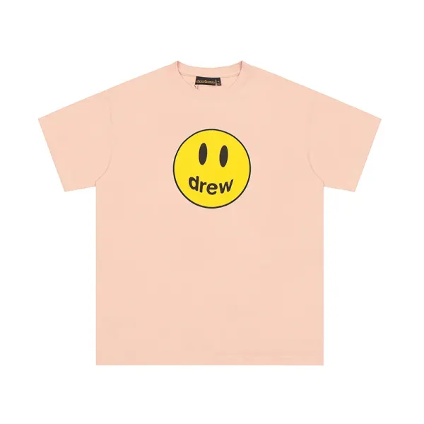 Drew House Smiley Face T-Shirt Pink - 1