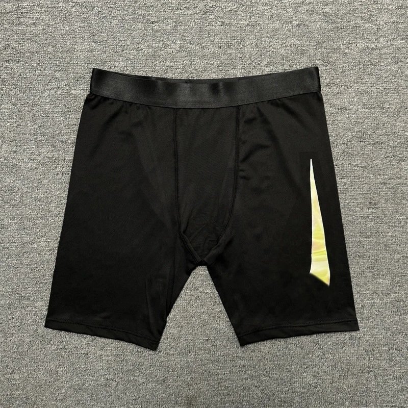 五分裤黑腰带-右黄色G