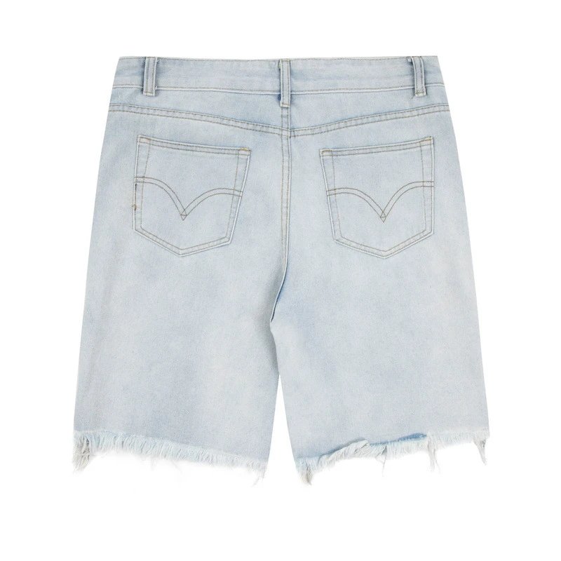 Off-White Paint Splatter Denim Shorts White - 36