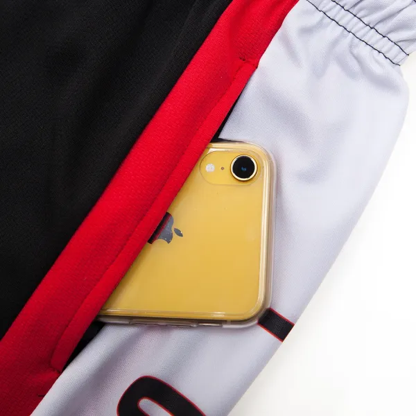 Air Jordan Utility Shorts Red / White Sporty Shorts - 4