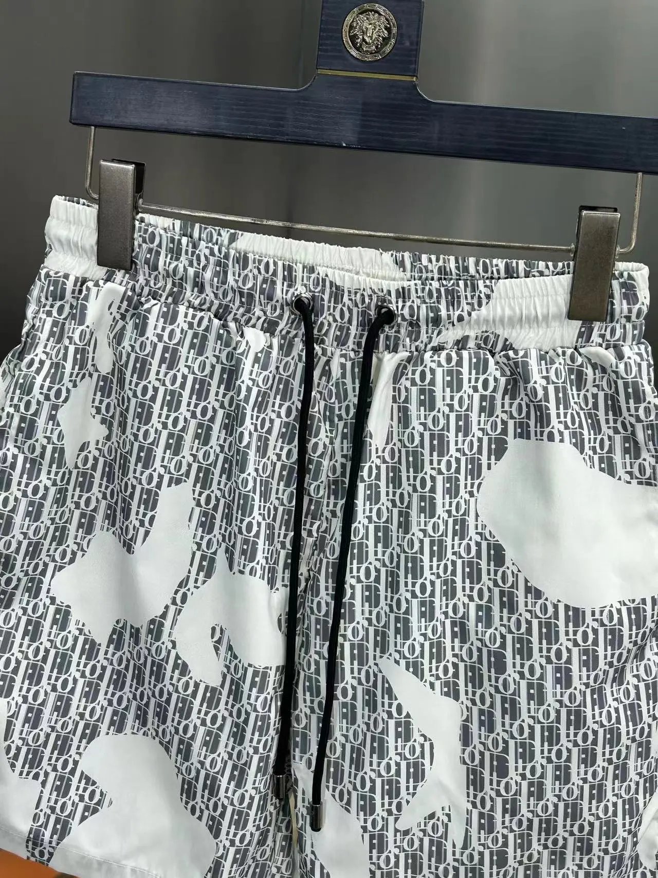Dior Oblique Print Shorts White / Black - 20
