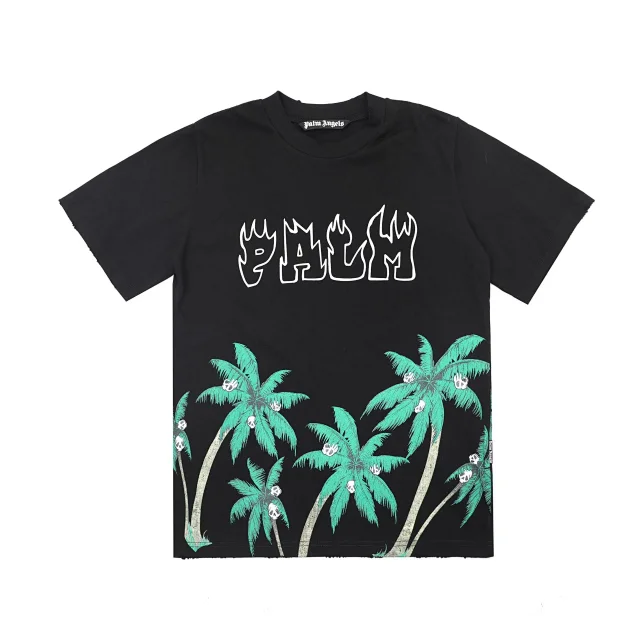 Palm Angels T-Shirts Short-Sleeve Graphic Print product detail image 40