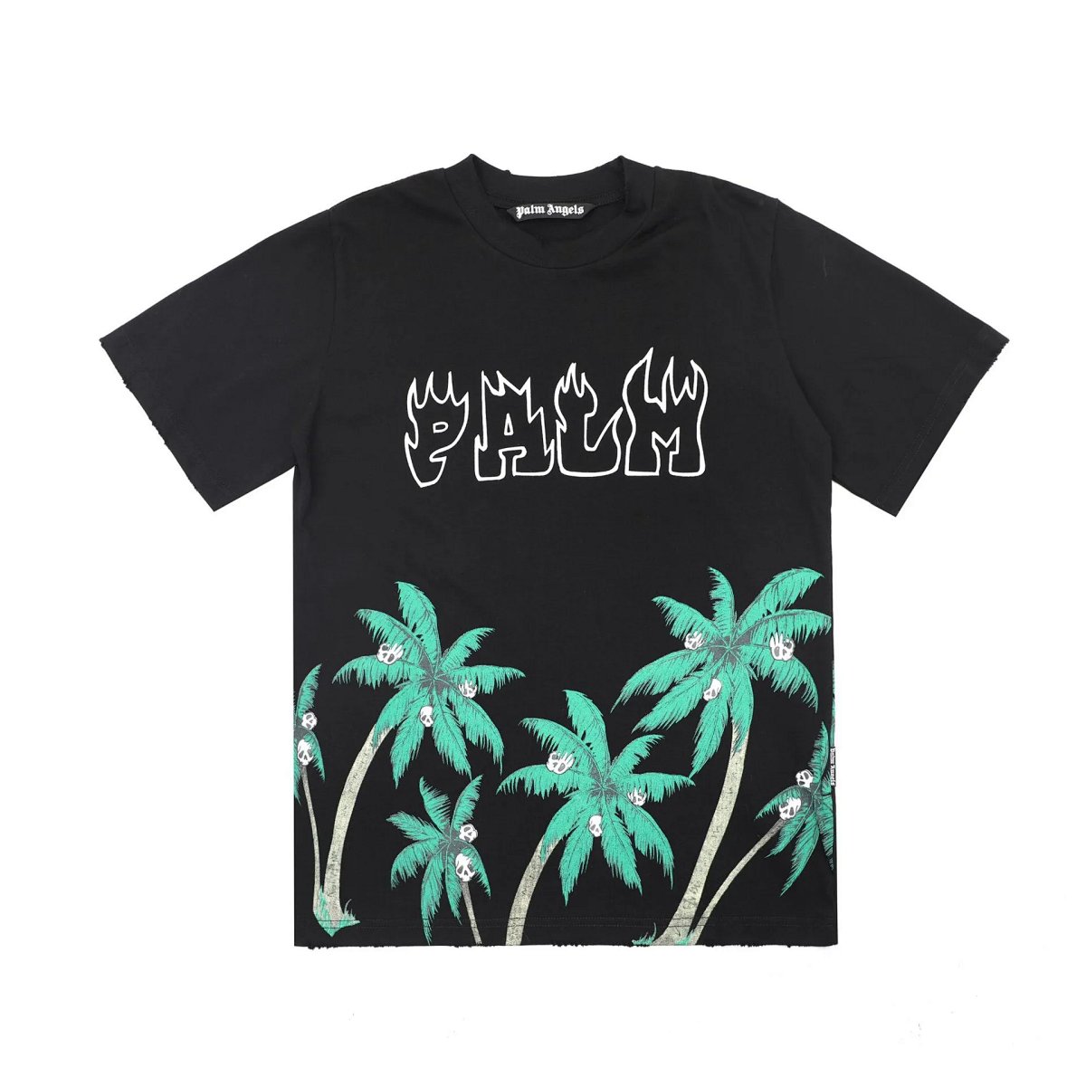 Palm Angels Script Logo Oversized Black T-Shirt product detail 41 in Litbuy spreadsheet finds