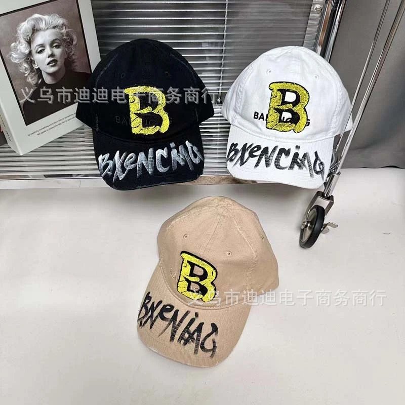 Balenciaga Logo Embroidered White Baseball Cap product detail 2 in Litbuy spreadsheet finds