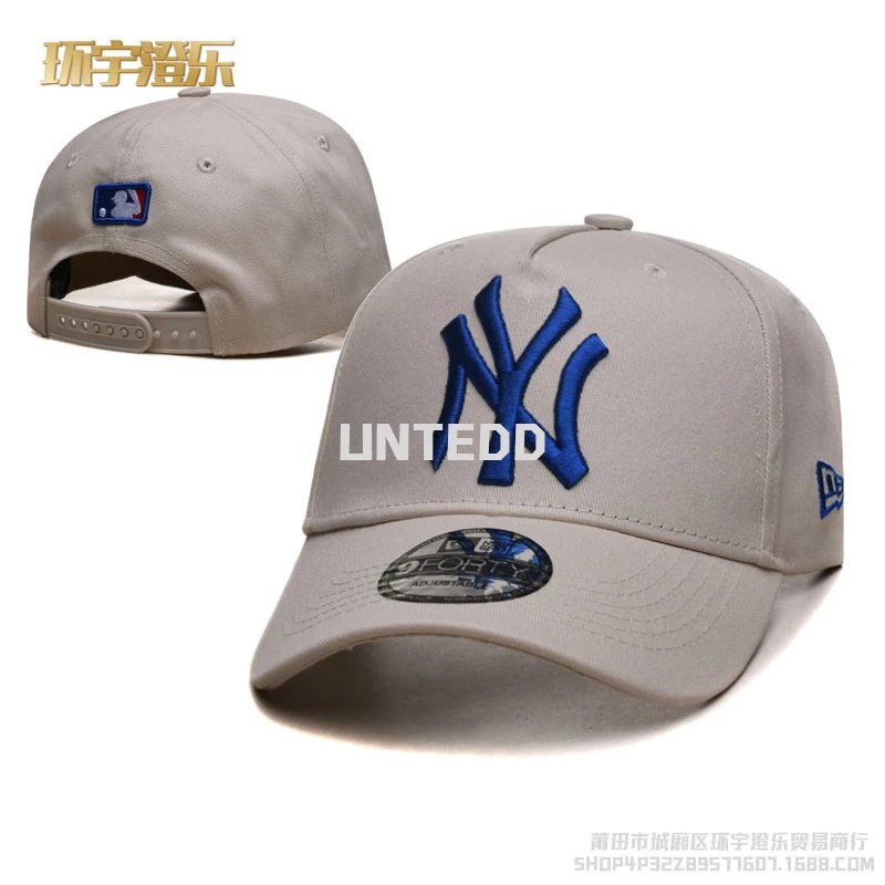 New Era MLB New York Yankees 9FORTY Black Orange Embroidered Baseball Cap - 5