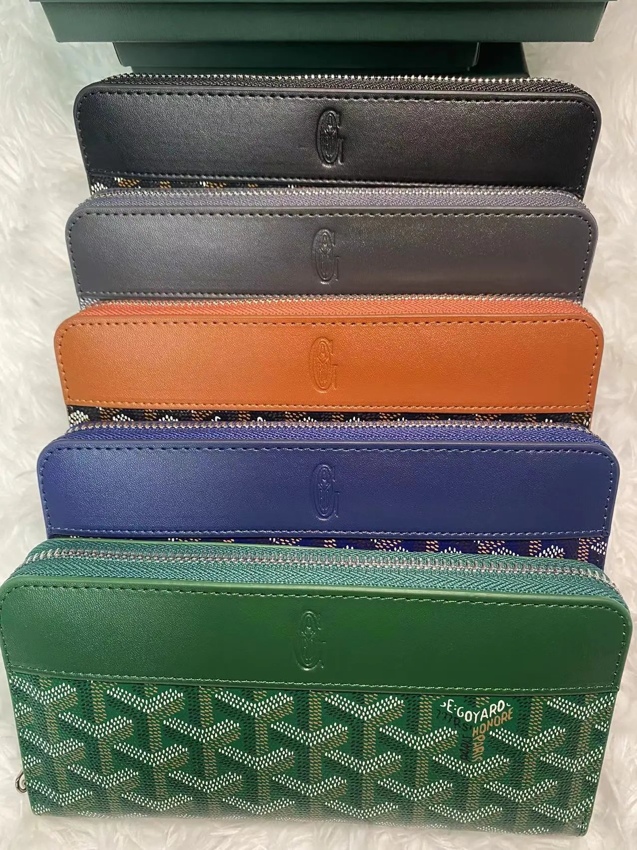 Goyard Saint-Louis Long Wallet Gray - 4