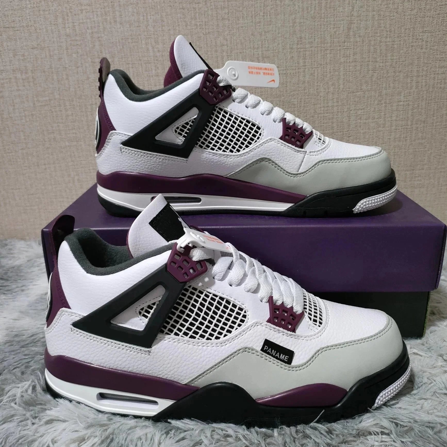 CK全头层 Air Jordan 4 乔丹 AJ4 联名 复古篮球鞋男鞋女鞋 运动鞋情侣鞋 B品 乔4 AJ4 小白水泥黑猫白帆电母黑蓝白蓝李维斯黑红公牛灰兔子奥利奥午夜蓝大学蓝灰褐雷公白奥利奥
