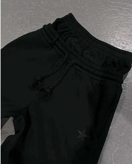 Black fake two pants (# 2261)