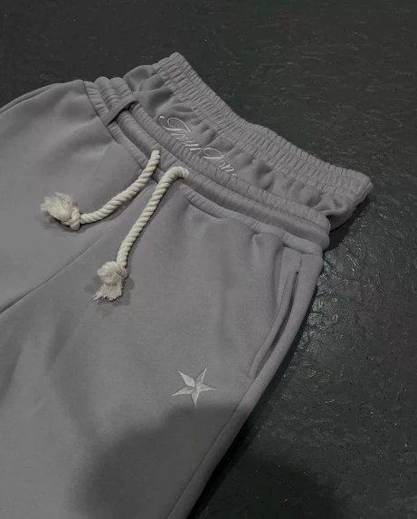 Silver gray fake two pants (# 2261)