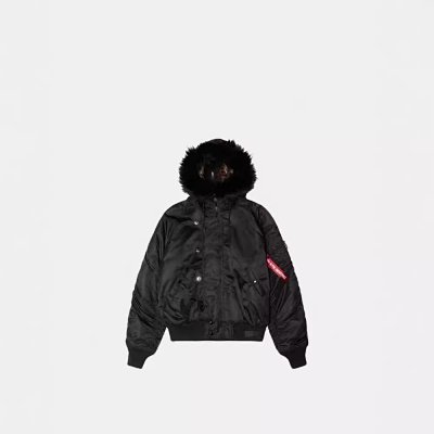 Stussy x Alpha Industries Fur Jcaket
