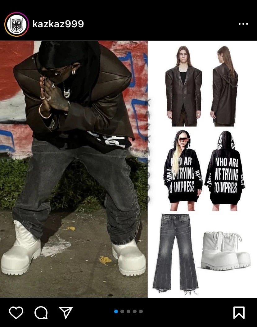 Design 'Who Are We Trying To Impress' White Zip-Up Hoodie - 4
