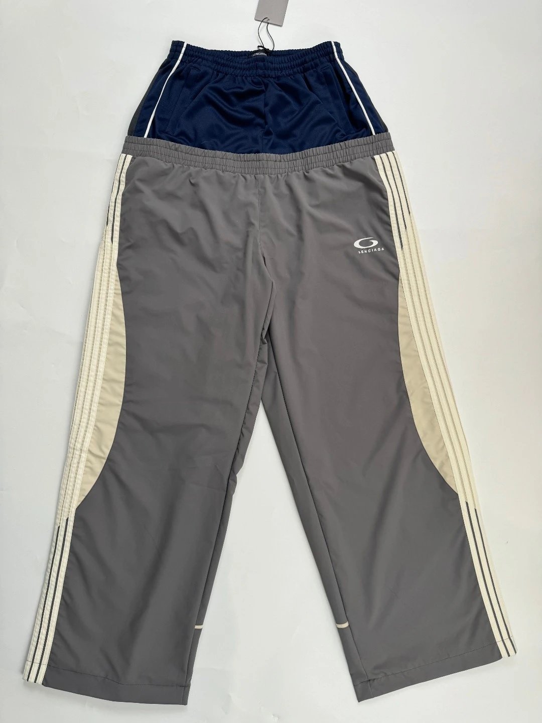 Balenciaga Cut Up Track Pants White 2
