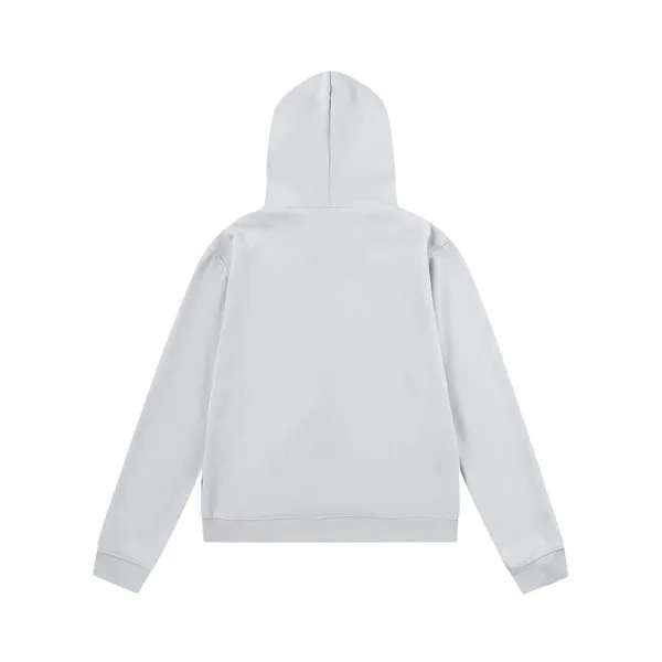 Off-White Hoodie with Graffiti Print Olive Green Hoodie - 11