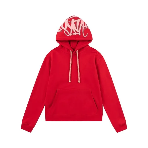 Off-White Hoodie with Graffiti Print Olive Green Hoodie - 22