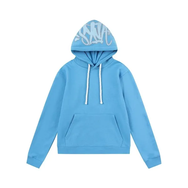 Off-White Hoodie with Graffiti Print Olive Green Hoodie - 14