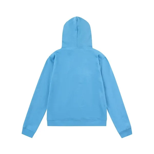 Off-White Hoodie with Graffiti Print Olive Green Hoodie - 15