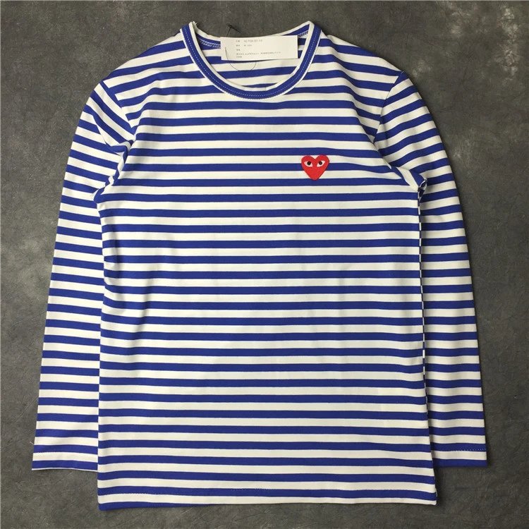 Long sleeved base round neck striped T-shirt -13