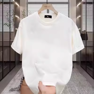 Solid White Short Sleeve
