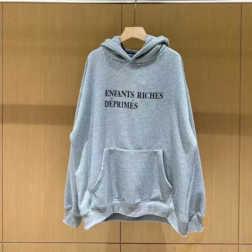 Autumn and winter casual loose hooded sweatshirt