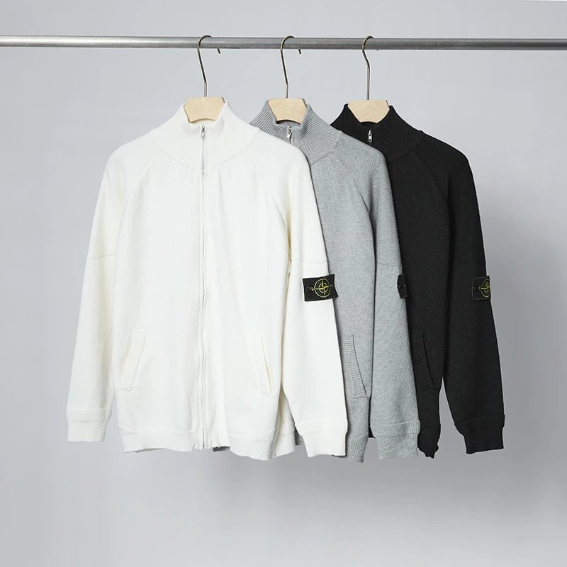 DU-9.4 Cross border Knitted Sweater Zipper Open Coat for Men and Women Couples, Casual Versatile, Fashionable and Trendy