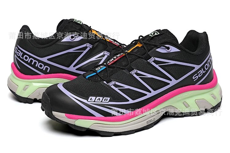 Salomon XT-6 Low Black Pink Purple 414550