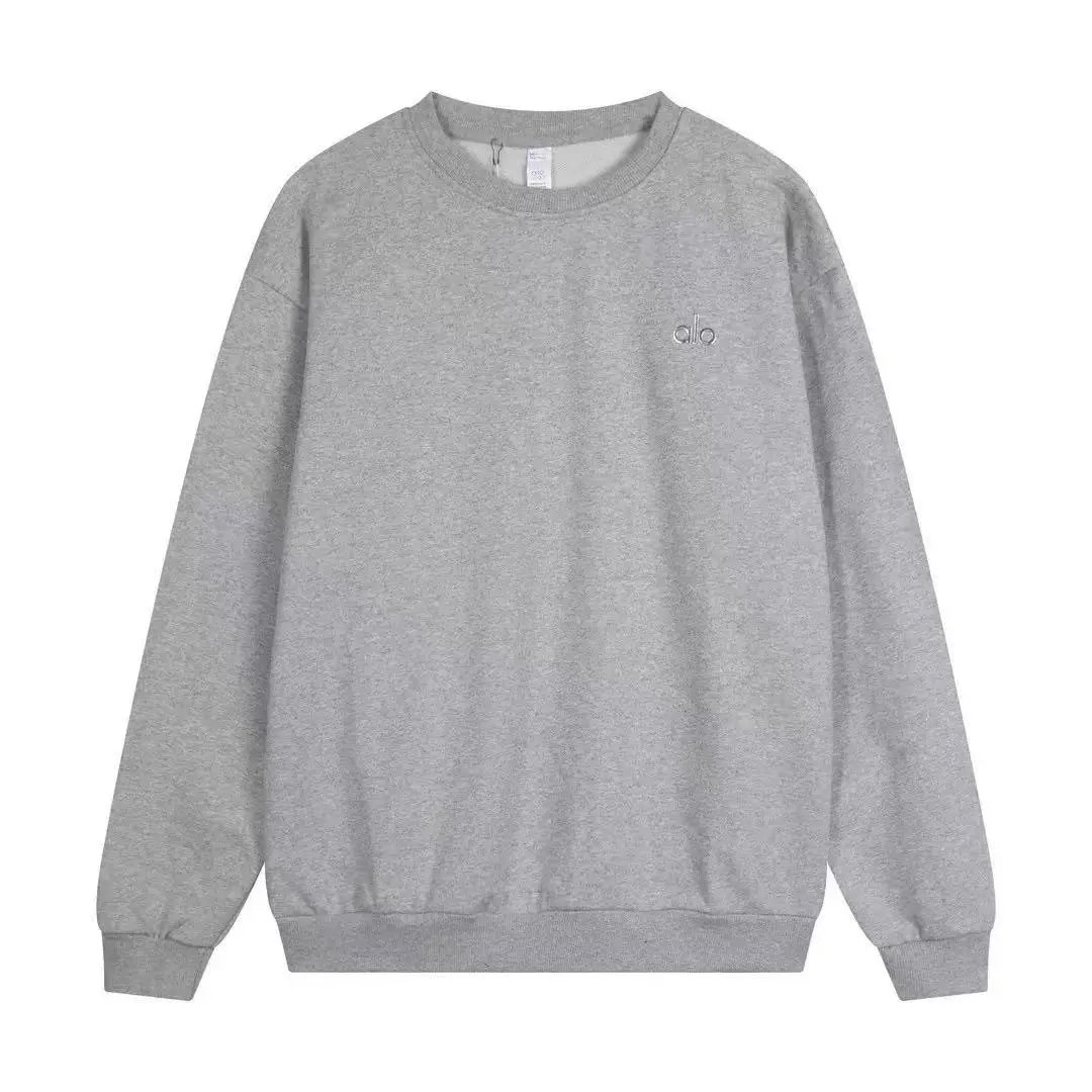 Light gray round neck