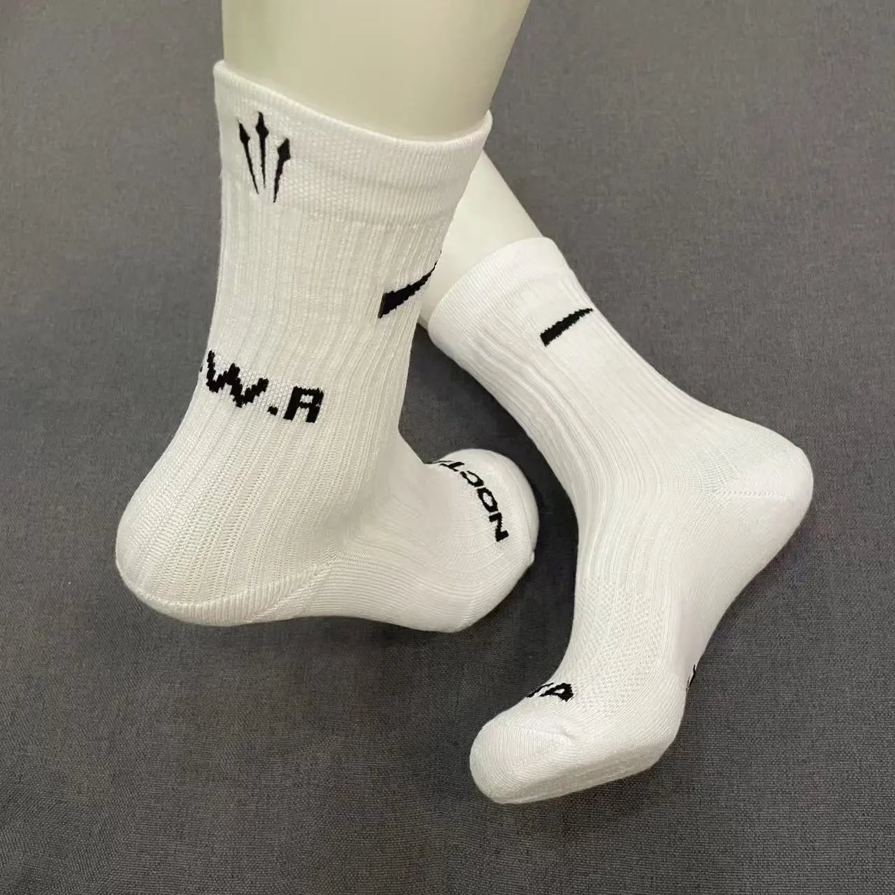 NOCTA Swoosh Crew Socks White - 5