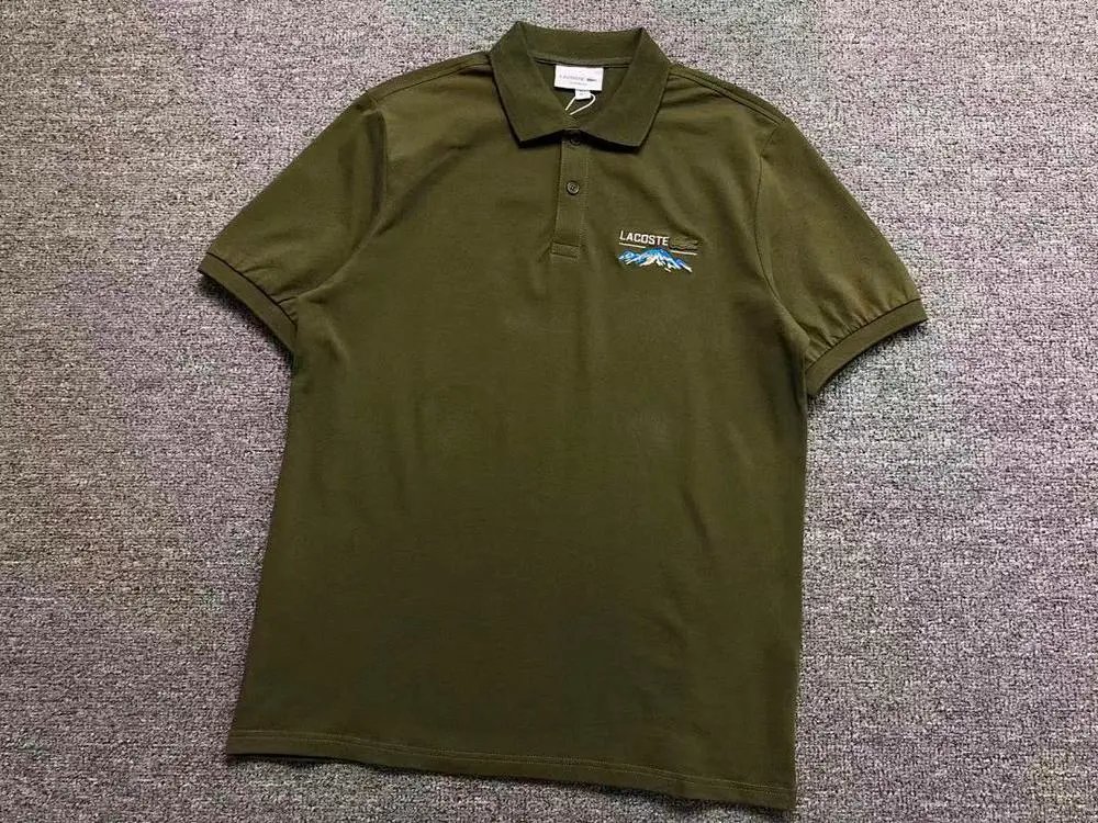 Lacoste Shirts Short-Sleeve Polo Shirt with Embroidered Crocodile Logo image 2