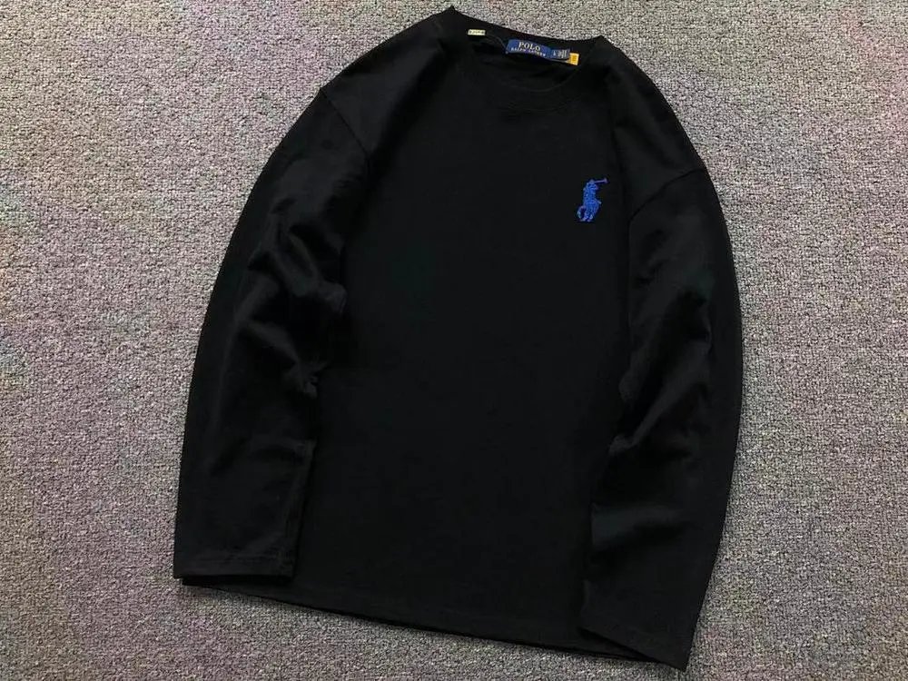 Polo Ralph Lauren T-Shirts Long-sleeve crewneck T-shirt with embroidered pony logo image 7