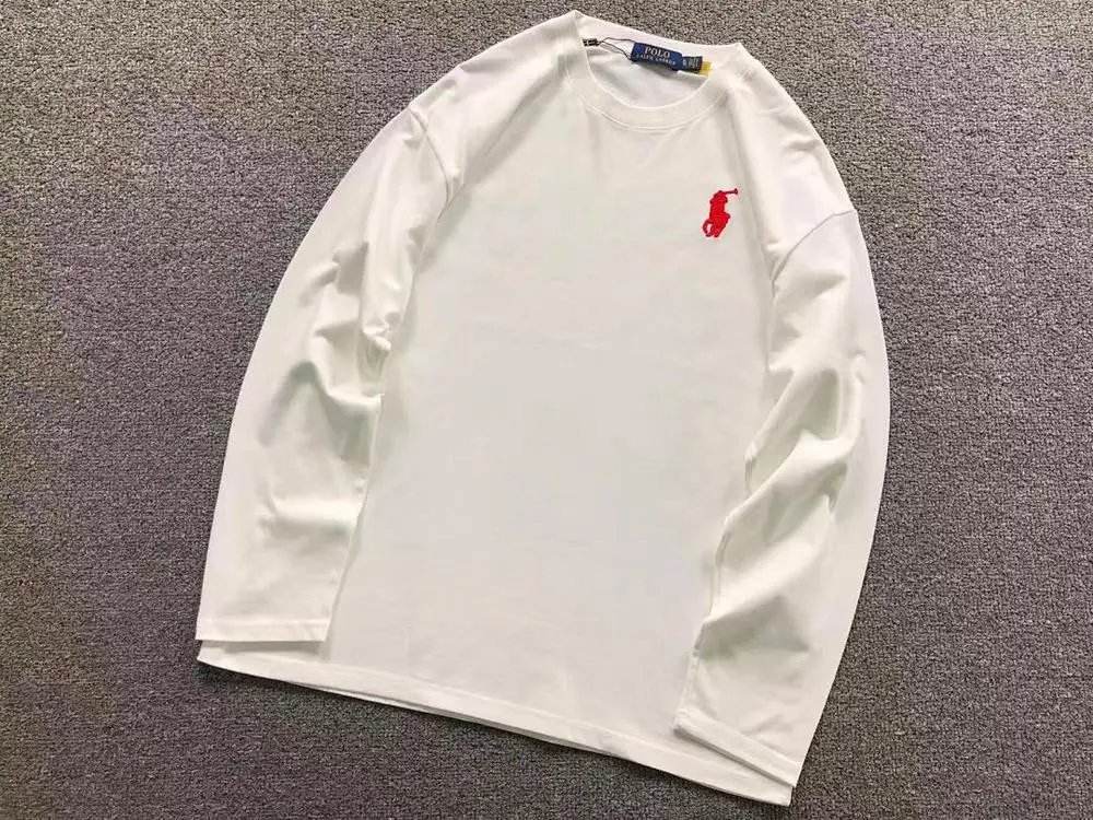 Polo Ralph Lauren T-Shirts Long-sleeve crewneck T-shirt with embroidered pony logo image 15