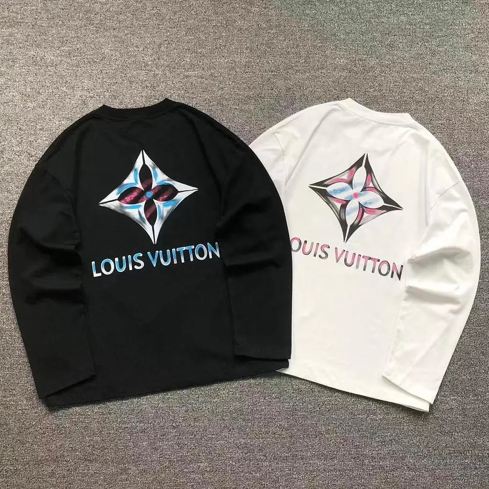 Louis Vuitton four-pointed star print long sleeve tee — W2CFinds curated find