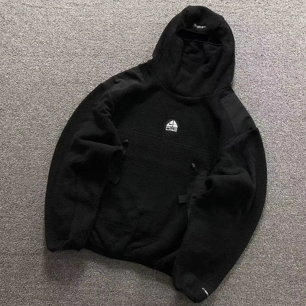 Supreme fleece balaclava hoodie