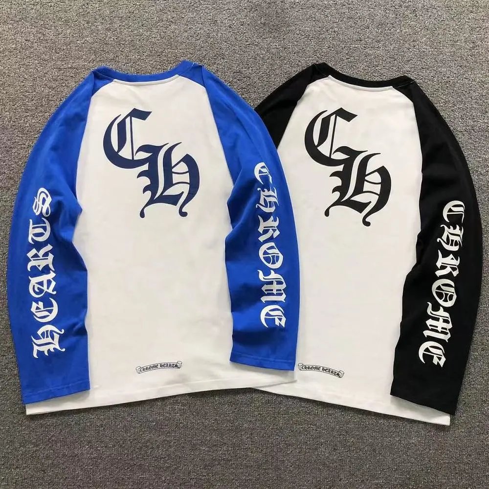 Chrome Hearts CH logo raglan long sleeve tee — W2CFinds curated find