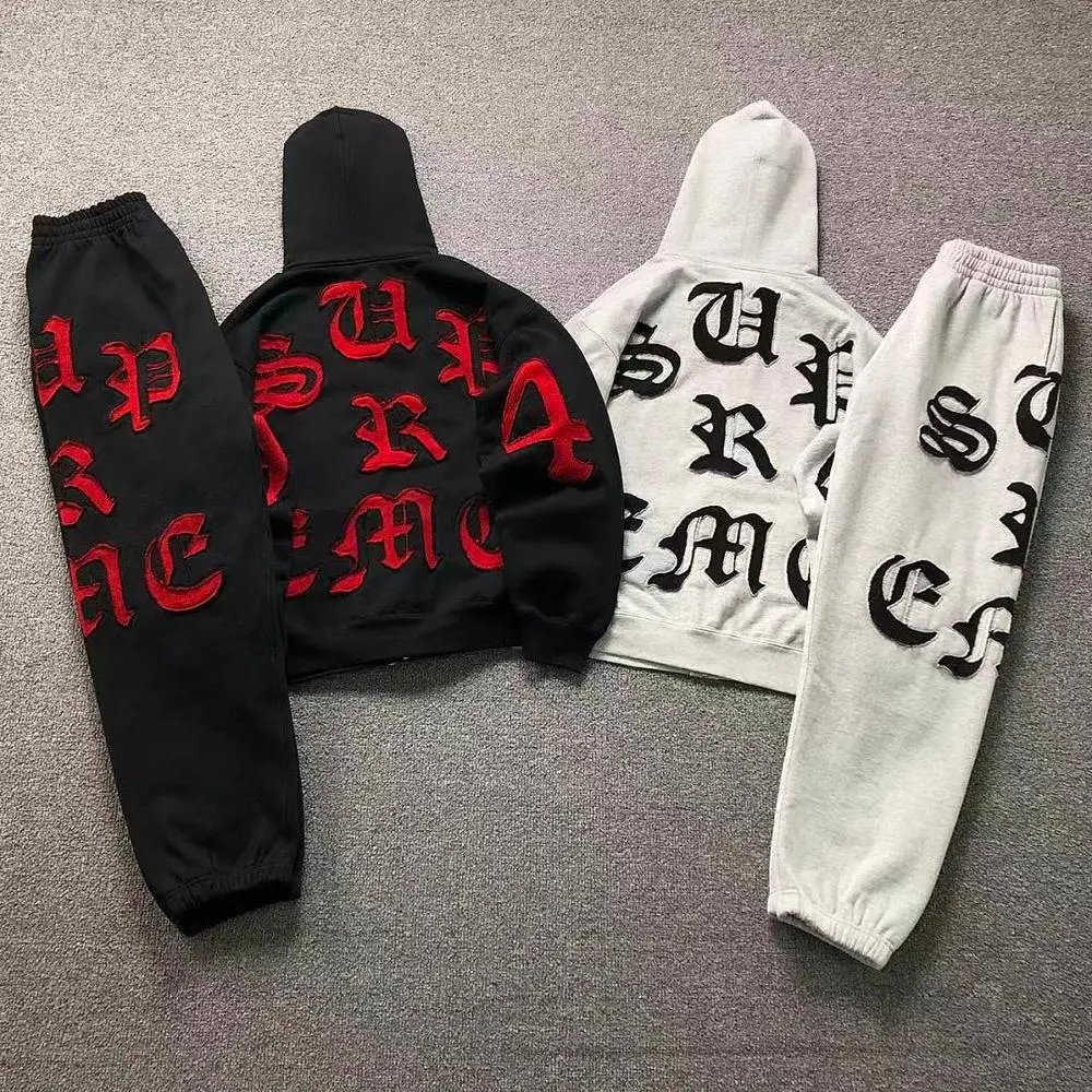 Supreme hoodie and pant suit/set — W2CFinds curated find