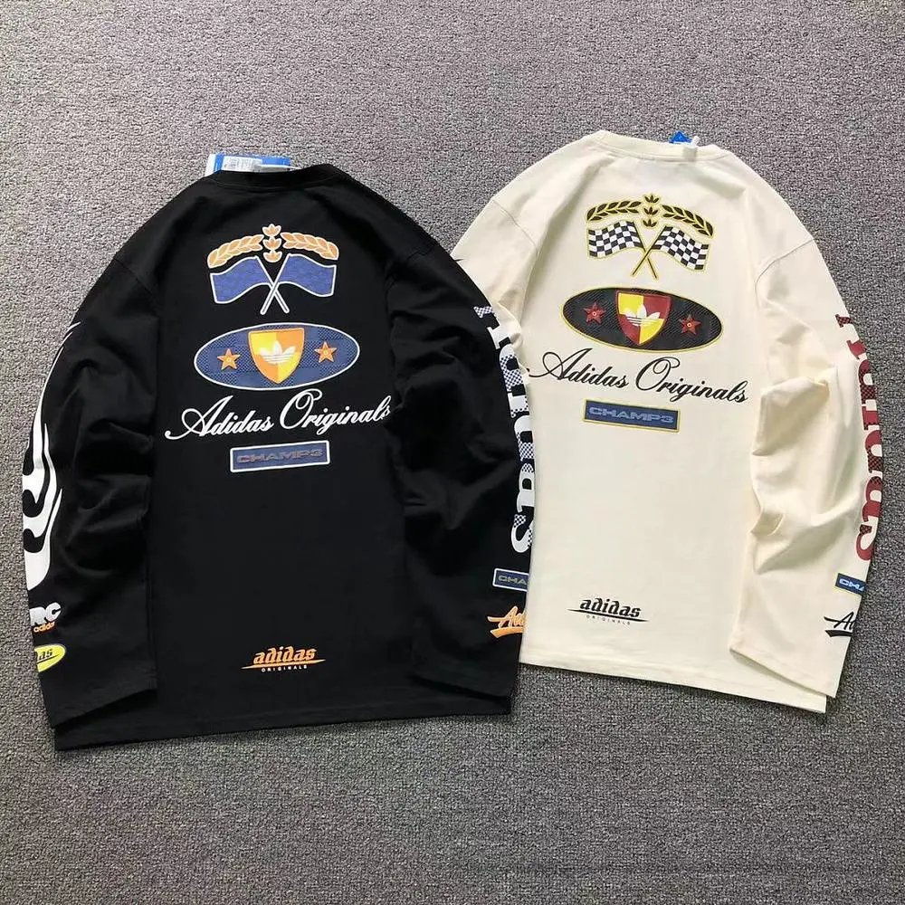 Adidas Originals racing graphic long sleeve tee — W2CFinds curated find