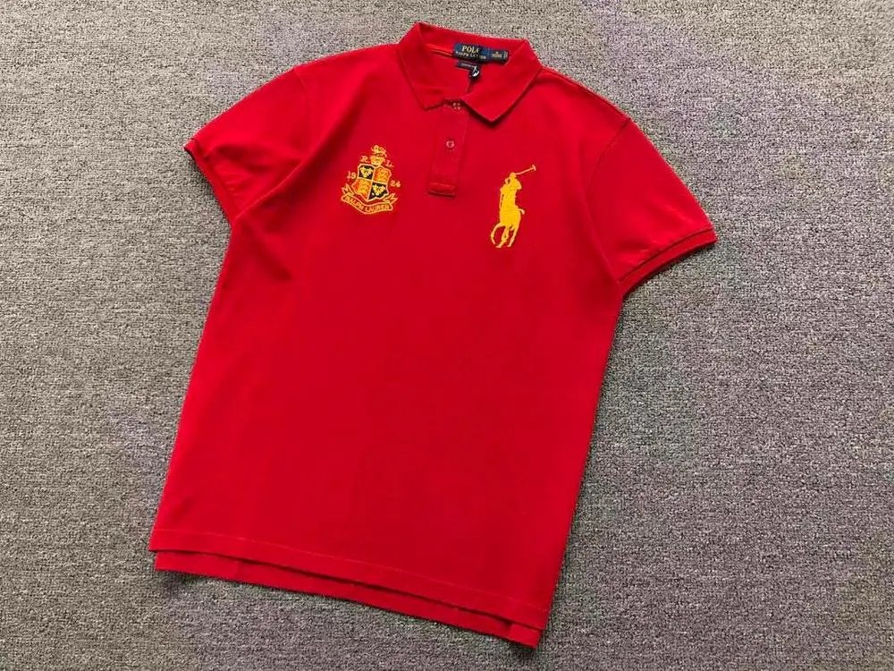 Polo Ralph Lauren Shirts Short-Sleeve Shirt with Embroidered Crest and Pony image 5