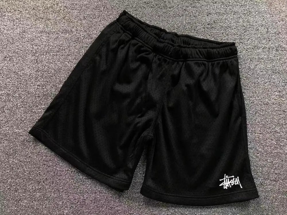 Stüssy Shorts Elastic-Waist Mesh with Camouflage or Leopard Print image 5
