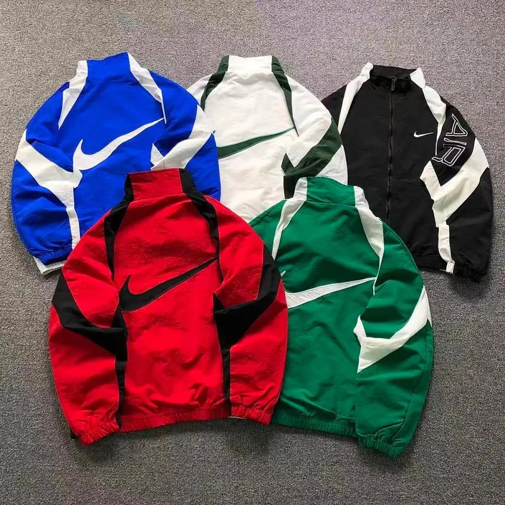 Nike color block stand collar jacket — W2CFinds curated find