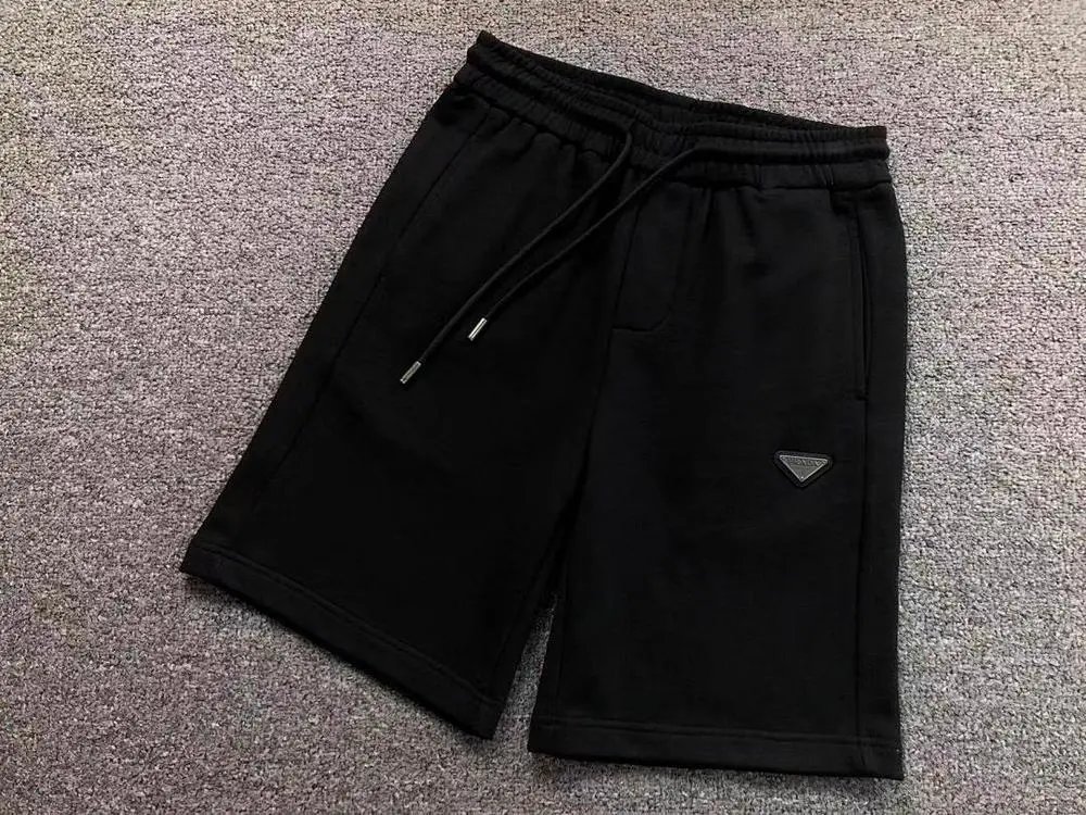 Prada Shorts Drawstring Bermuda with triangle logo patch image 2