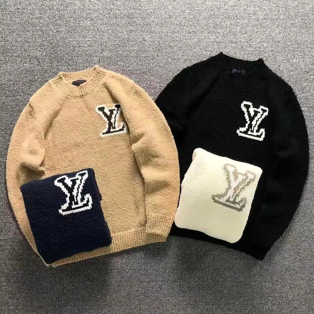 Louis Vuitton big logo crew neck sweater