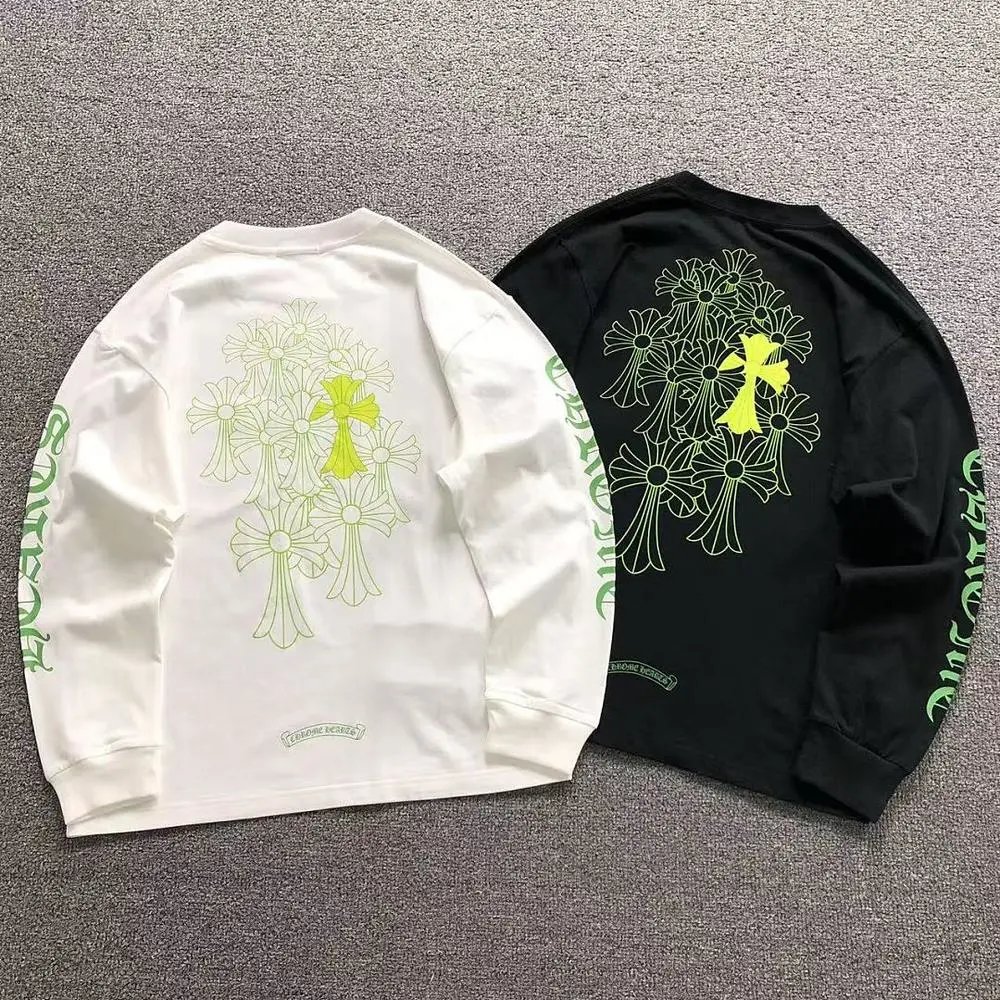 Chrome Hearts bouquet cross graphic print long sleeve tee — W2CFinds curated find