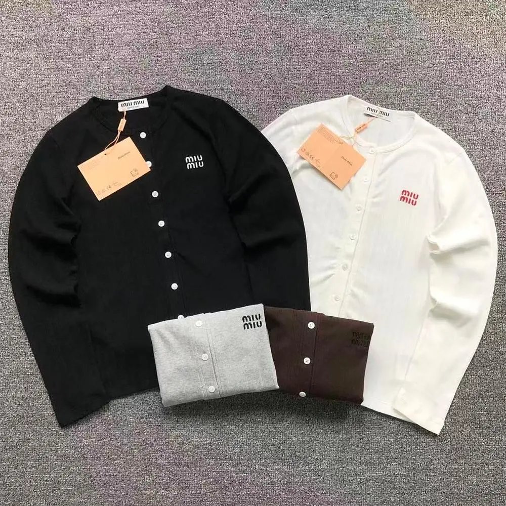 Miu Miu logo knit cardigan — W2CFinds curated find