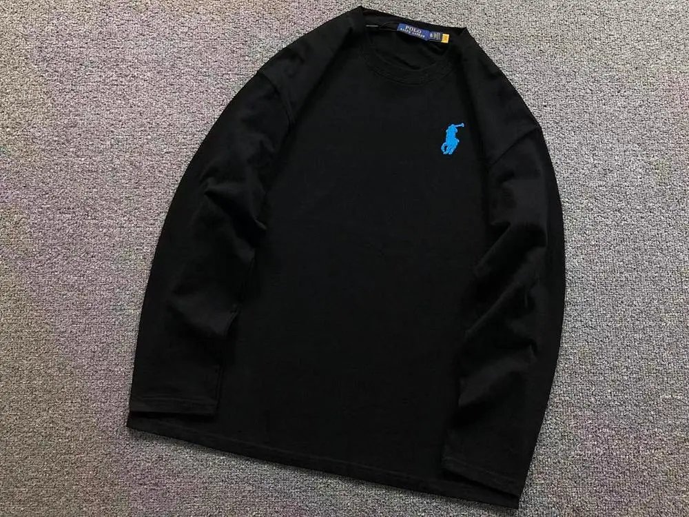 Polo Ralph Lauren T-Shirts Long-sleeve crewneck T-shirt with embroidered pony logo image 8