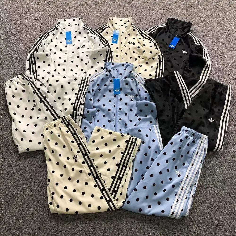 Adidas polka dot track suit/set — W2CFinds curated find